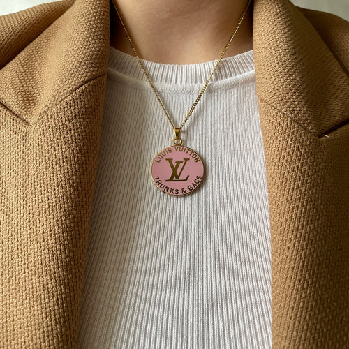 Louis Vuitton Button Pendant Necklace